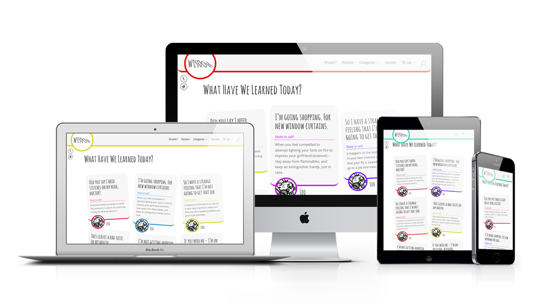 Wisdoh responsive design